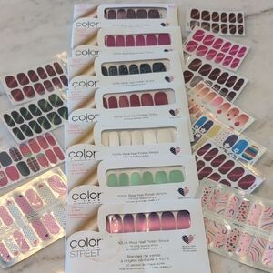 Color Street Vibrant Nail Polish Strips Collection